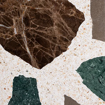 LargeN.Brown+Green+Lin2 M1.Cream.KW-15x15cm