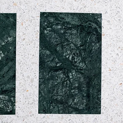 Rectangle24 Green M1.White.KW-15x15cm